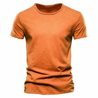Nouvel Arrivage T-shirt d'été personnalisé 100 % coton pour homme, coupe ample et épaisse, style décontracté imprimé, doux et confortable pour le fitness