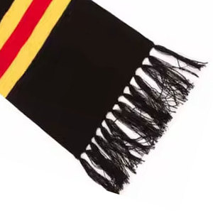 Écharpe de sport unisexe personnalisée réversible en acrylique tricoté, coupe-vent, pour supporter de football, longue écharpe d'hiver en maille pour équipe universitaire - Product Image 1