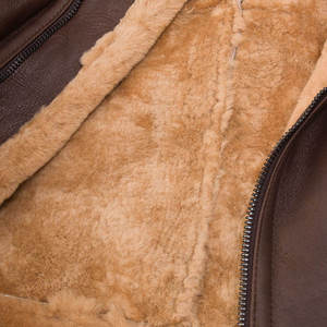 Nouvelle Arrivée Veste en Cuir Marron Gingembre pour Homme / Blouson Moto Vintage Personnalisé Imperméable Respirant Coupe-Vent Vente en Gros - Product Image 5