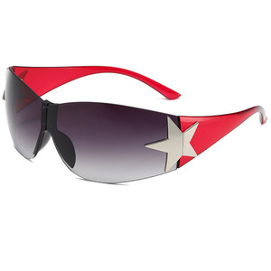 RTS Trending Y2K Frameless Future Style UV Protection <b>Sunglasses</b> 2026 Designs for Men and Women Outdoor Activities - Product Image 1