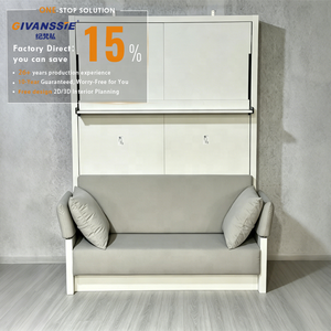<span class=keywords><strong>Letto</strong></span> a scomparsa matrimoniale salvaspazio in legno, moderno, convertibile, pieghevole, a <span class=keywords><strong>parete</strong></span>, con divano per appartamento, direttamente dalla fabbrica - Product Image 1
