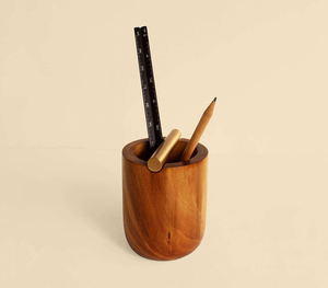 Portaplumas de madera maciza, soporte para palillos y cesta para utensilios de cocina - Venta al por mayor del fabricante - Product Image 2