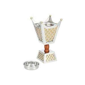 Brûleur d'encens Bakhoor en métal doré, moderne, écologique, multifonctionnel, diffuseur d'aromathérapie, qualité supérieure, bon prix - Product Image 6