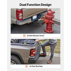 Protezione Universale per Paraurti Posteriore, Pedana Antiscivolo per Gancio di Traino con Capacità di Carico di 350 LBS per Supporti da 2 Pollici - Product Image 3