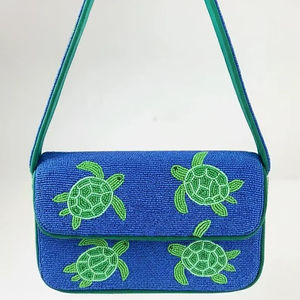 Sac à main de luxe fait main avec perles, motif floral, sac de soirée pour femmes - Product Image 1