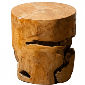 ARTERRA Luxury Solid Wood For Hotel Apartment Warehouse Living Spaces Round <b>Stool</b> Rustic Charm Natural Beauty Sturdy Functionali - Product Image 6