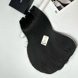 High Quality Remy Natural Weft Hair Extensions Super Double Drawn Cuticle Aligned 100% Human Vietnamese Human Hair Extensions