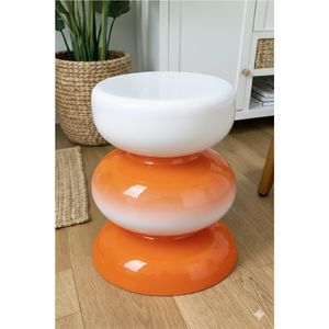 Table basse contemporaine émaillée à plusieurs niveaux, ronde, pour salon, vente en gros, décoration d'intérieur design - Product Image 1