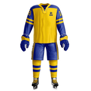 Uniformes de hockey sur glace sur mesure pour équipes, prix de gros professionnel, design unique, uniformes de hockey sur glace à vendre - Product Image 1