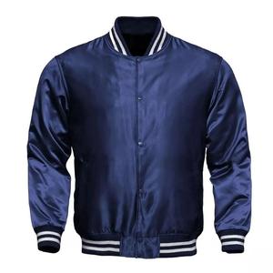 OEM 2025 High Street Custom Men's Varsity Jacket High Quality Baseball Letterman Stand Long Breathable Sleeves - Product Image 4