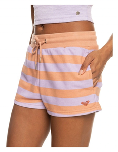 Custom 2026 Casual Women's Shorts Sweat Shorts in Brown Orange <b>Elasticated</b> Rib Waistband with Draw <b>cord</b> Side Pockets - Product Image 3