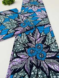 Tela Africana Auténtica de Sudáfrica, Estampado Nigeriano y Ankara 100% Algodón, Diseños Vibrantes para Ropa de Moda de Alta Calidad - Product Image 3