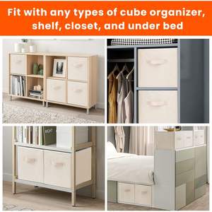 Elegante organizador de escritorio y cajones de tela para oficina en casa hecho en Vietnam - Product Image 1