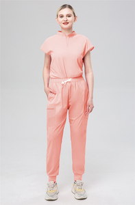 <b>Doctor</b> Scrub Uniform <b>Sets</b> Short Sleeved High Quality Twill Customized Unisex 100% Polyester Customize Color Wholesale rate - Product Image 6
