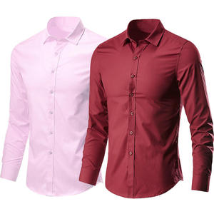 Chemise décontractée de bureau pour homme, élégante et exclusive, à manches longues, 100 % coton, respirante, pour l'automne, vente en gros, OEM, orientée vers l'exportation, haute qualité - Product Image 3