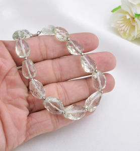 Ametyste verte naturelle facettée, pierres roulées fantaisie, pierre précieuse naturelle pour la création de bijoux fins - Product Image 4