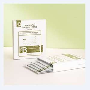 Mascarilla facial en láminas Daycell Deycell Dr Vita Mask Pack B 25g 10 unidades, mascarilla facial dorada, mascarilla facial coreana para el cuidado de la piel. - Product Image 3