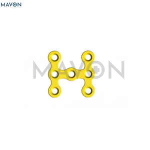 Placa Maxilofacial L1 de Alta Calidad y Durabilidad, Implantes Quirúrgicos de Acero Inoxidable, Espaciado de Orificios de 6 mm, Instrumentos Médicos Veterinarios - Product Image 5