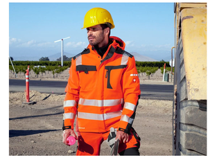 Custom Softshell Workwear <b>Jacket</b> Waterproof Windproof Safety Work <b>Jacket</b> for Industrial Construction <b>Workers</b> - Product Image 4