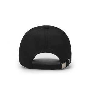 Casquette de baseball unisexe noire à 6 panneaux, ajustée, en maille respirante, pour sports de plein air, couleur unie, style décontracté pour adultes, printemps-été - Product Image 5