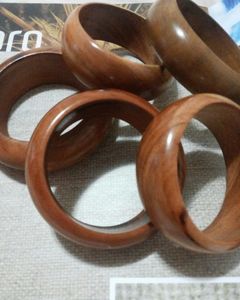 Brazalete de Madera Natural Hecho a Mano, Pulsera de Madera Maciza, Joyería Étnica Tribal para Mujer, Accesorios de Moda Boho - Product Image 6