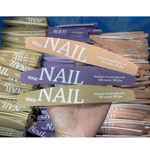 Chuyên Nghiệp Móng Tay Tập Tin Cho Làm Móng Tay Kết Hợp Màu Sắc Limas 80/100/120/150/180 Grit Giấy nhám Lớp Biểu Bì Remover Đệm Tập Tin Làm Móng Tay Công Cụ - Product Image 1