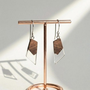 New Arrival Resin and Wood C-Shape <b>Earring</b> <b>Hook</b> Christmas-inspired Christmas Resin Cuff from f s international - Product Image 1