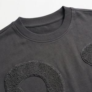Ensemble 2 pièces tricoté pour femme : T-shirt et short avec imprimé lettres floquées, coupe ample, décontracté, pour le printemps et l'été - Product Image 4