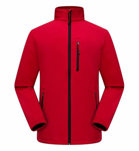 Chaqueta de Invierno para Hombre, Impermeable, con Capucha, Estilo Urbano, de Softshell, con Frente Sólido, Poliéster/Spandex, Transpirable, de Secado Rápido, con Forro Polar - Product Image 5