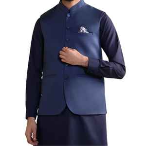 Produit très vendu : Gilet en laine pour homme de style traditionnel pakistanais, gilet de haute qualité pour mariage - Product Image 1