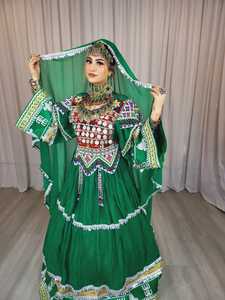 Precios al por mayor: Últimos vestidos afganos Kuchi, estilo étnico gitano tribal afgano, ropa de mujer de longitud completa, vestido afgano para boda - Product Image 6