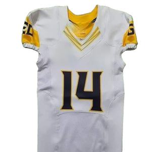 Uniformes entièrement personnalisés, respirants, taille sur mesure, confortables, haute qualité, prix raisonnable, uniforme de football américain - Product Image 1