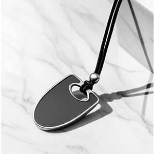 Titanium Steel <b>Cross</b> Pendant with Adjustable Rope <b>Chain</b> for <b>Men</b> and Boys - Product Image 5