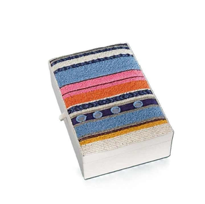 Boîte à bijoux de luxe faite à la main, écologique, de forme carrée, avec motif floral brodé, décorative, ornée de perles Zari, pour la remise des diplômes et Halloween - Product Image 3