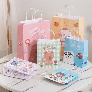 Sacs en papier kraft en gros - Sacs en papier personnalisés avec logo imprimé - Sacs de courses à taxes minimales 2026 - Product Image 1
