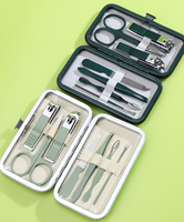 Kit de toilettage complet classique premium, ensemble professionnel de manucure et pédicure, 20 outils de soin des ongles en acier inoxydable, 4 en 1 pour ongles