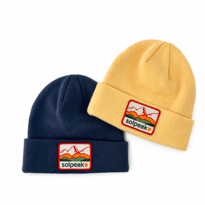 Bonnet d'hiver épais tricoté à la main en coton/laine, doux, chaud, côtelé, à revers, unisexe, décontracté, pour l'extérieur - Product Image 1
