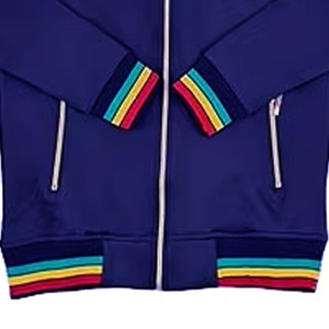 Survêtement de sport imprimé en polyester de bonne qualité, à manches longues, séchage rapide, design moderne et élégant, fermeture éclair, vêtements de loisirs confortables - Product Image 3