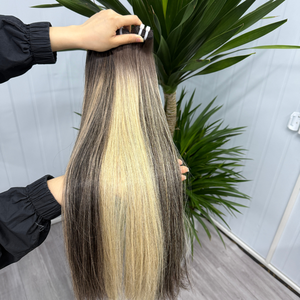 วิกผมมนุษย์ผมบริสุทธิ์แบบเรมี่คนใหม่ผ้าอัจฉริยะสองชั้น - Product Image 1