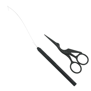 Professional Hair <b>Extension</b> <b>Beading</b> Tool Stainless Steel Micro Ring Pliers Salon Installation Removal Styling Tool IMANS - Product Image 3