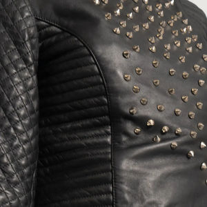 Chaqueta de Cuero para Mujer, Estilo Urbano, Chaqueta de Cuero PU de Alta Calidad para Mujer, Servicio OEM - Product Image 3