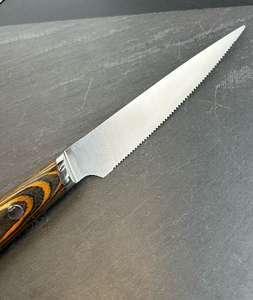 Cuchillo de Cocina Industrial de 5 Pulgadas, Doble Forjado, Acero Inoxidable, Punta Caída, Multifuncional, para Camping, Más Vendido - Product Image 3