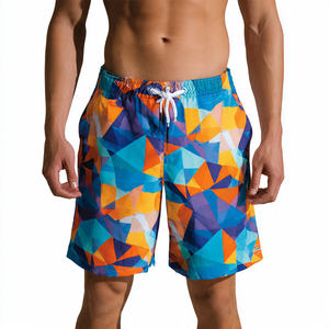 Shorts de Playa Sublimados de Verano de Alta Calidad para Hombre, 100% Poliéster, Shorts de Baño Estampados Personalizables para Hombre - Product Image 1