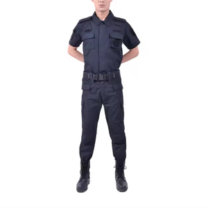 Tenues de sécurité personnalisables multi-styles, ensemble de gardien noir, uniforme de gardien imperméable - Product Image 1