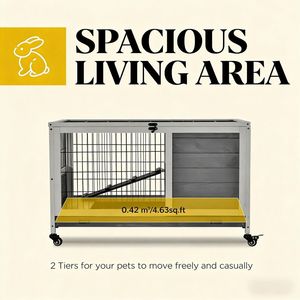 Recinto per Gatti - Gabbia per Animali Domestici di Grandi e Medie Dimensioni, Design Semplice, Facile da Montare - Product Image 4