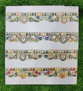 Tissu de dentelle brodée traditionnelle pour robe, dentelle florale pour la décoration de vêtements, fournisseur de textiles - Product Image 4