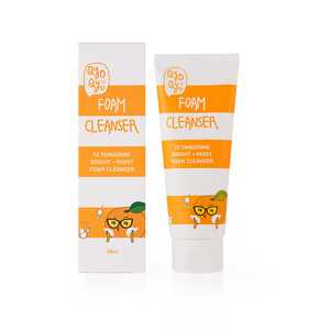 [LaLa] Nettoyant Moussant Qyo Qyo à la Mandarine de Jeju – Lavage Visage Hydratant, Nettoyage en Profondeur, Doux, Parfum Agrumes Naturel - Product Image 1