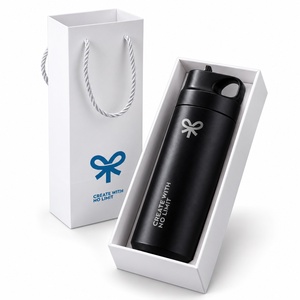 Coffret cadeau d'entreprise avec logo personnalisé, bouteille sport 500ml avec boîte et sac, kit de bienvenue pour employés, faible MOQ, en stock - Product Image 1