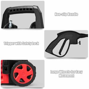 Idropulitrice Elettrica ad Alta Pressione con Tubo da 5m, 2030PSI, Soluzione di Pulizia Versatile - Product Image 4