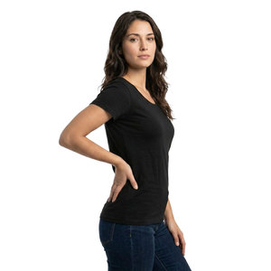 Solid Trader Eco Friendly Lightweight Breathable Gentle On Skin Vibrant Shade Summer Holiday Casual Wear Women Tee <b>Shirt</b> - Product Image 6